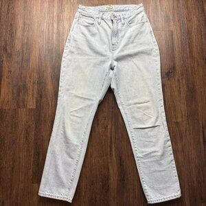 Madewell Curvy Perfect Vintage WideLeg Jean High Rise Light Wash Women’s Size 27